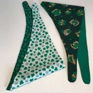 Irish neckerchief for a small dog. 2 NWOT